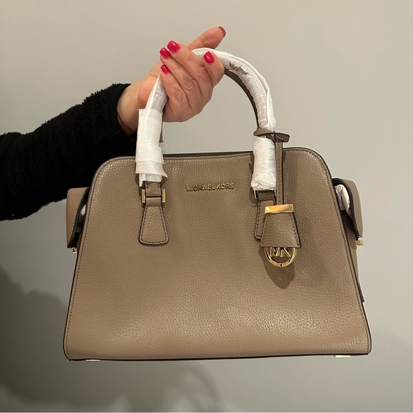 Michael Kors Harper Medium Satchel Bag - Picture 1 of 12